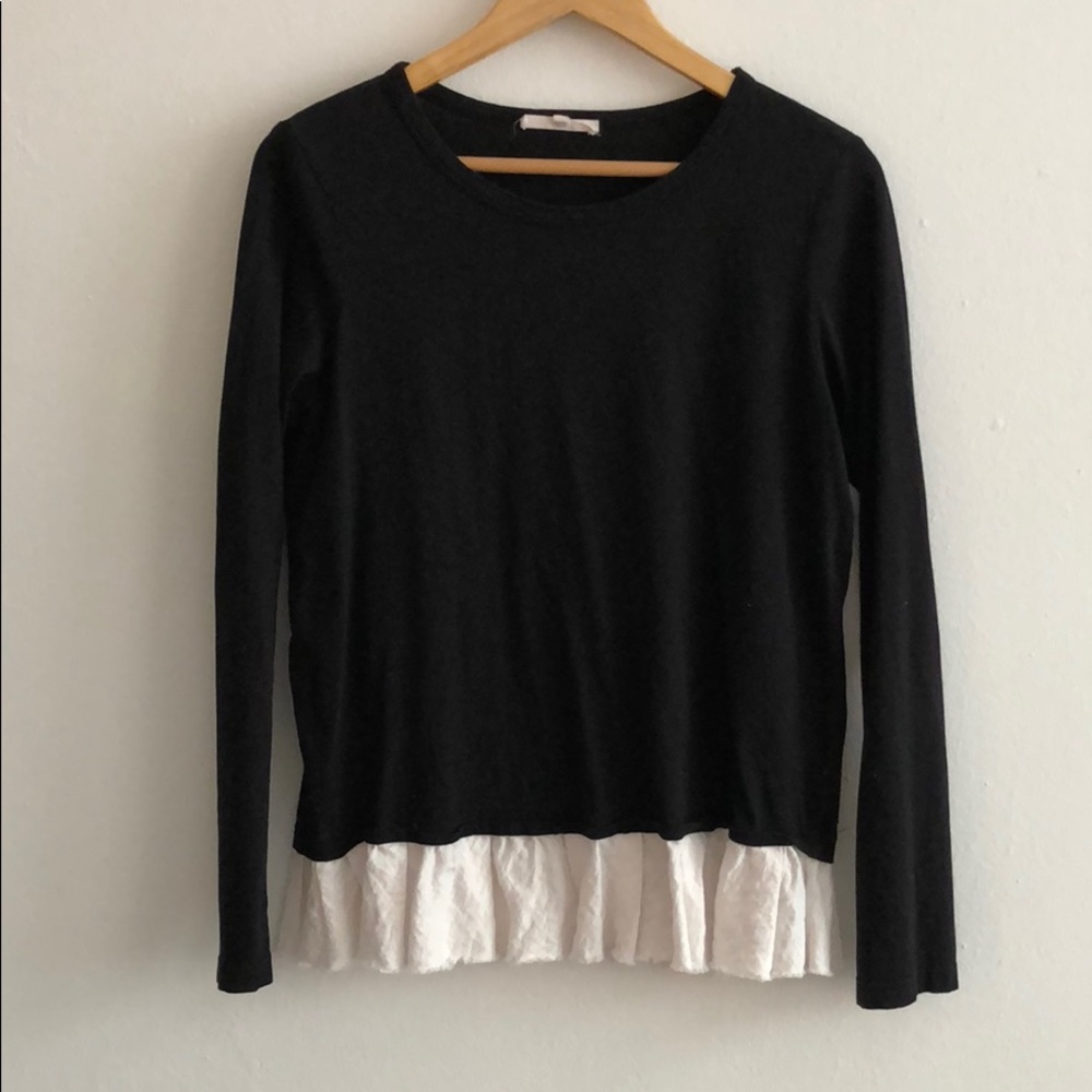 Top with ruffle bottom